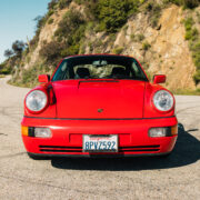 1989 Porsche Red  C4 Coupe