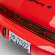 1989 Porsche Red  C4 Coupe