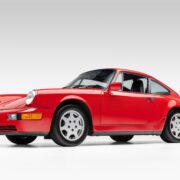 1989 Porsche Red  C4 Coupe